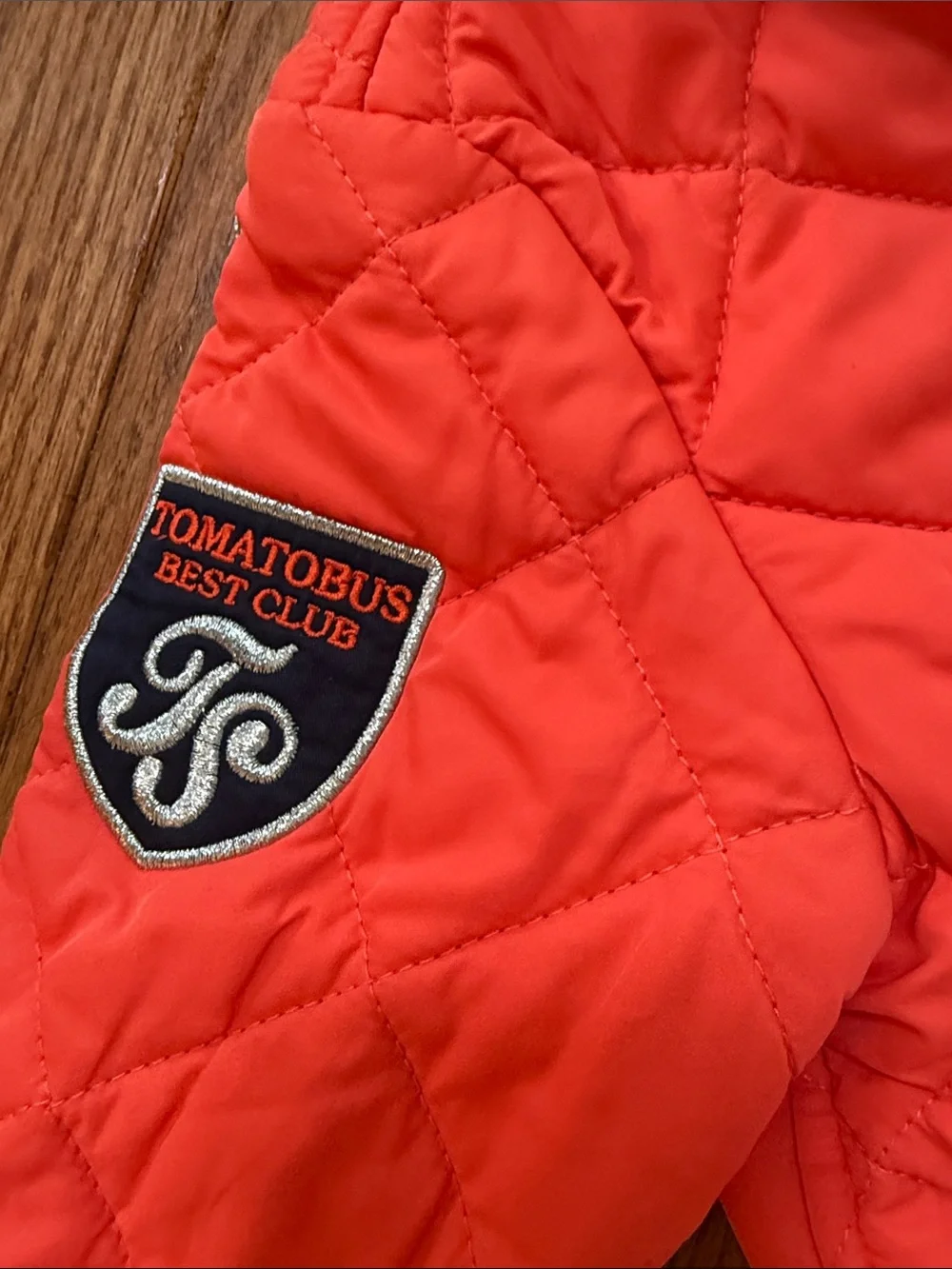 Boys Fall Quilted pumpkin orange boutique jacket size 100/48 EU sizing USA 4 4 T